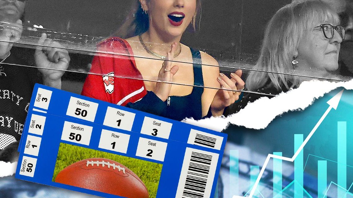 What’s driving up prices for sporting events? Taylor Swift is one factor, alongside inflation and pent-up demand