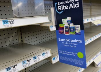 Rite Aid’s stock tumbles 55% to join its cratering bonds after bankruptcy filing