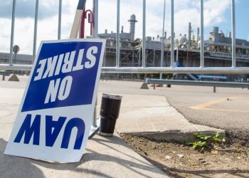 UAW Workers Strike Stellantis Plant in Michigan That Makes Pickup Trucks