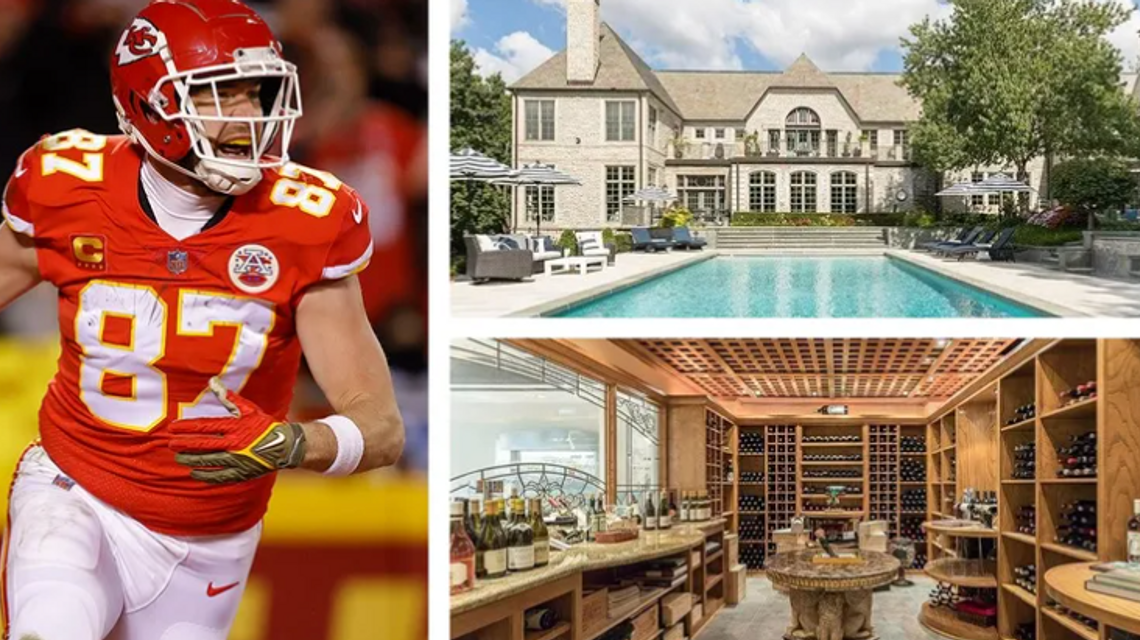 Peek inside Travis Kelce’s magnificent new mansion near Kansas City