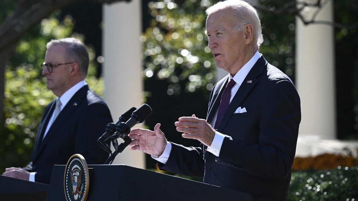 Biden says he’s not worried House Speaker Johnson will try to throw out election results