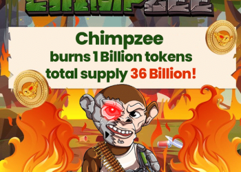 Chimpzee Burns 1 Billion More CHMPZ Tokens, New Raise Goal Announced