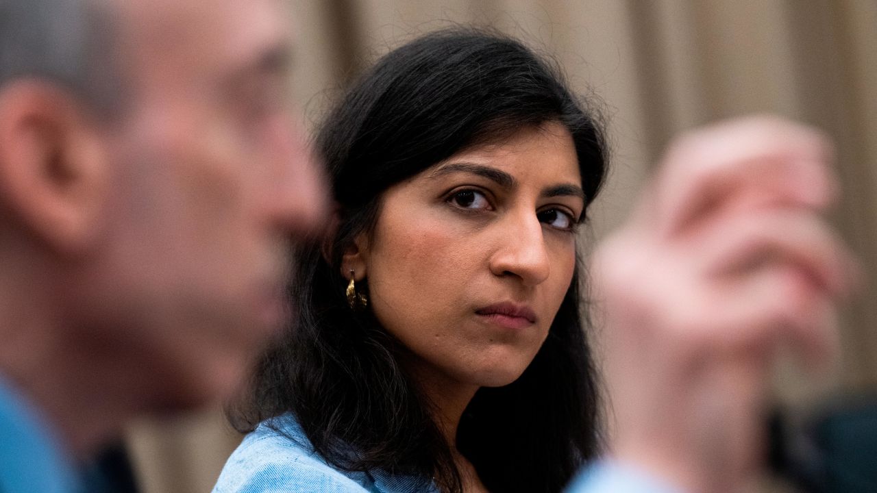 FTC Chairwoman Lina Khan and SEC Chairman Gary Gensler testify during the House Appropriations Subcommittee on Financial Services and General Government hearing titled FY2023 Budget Request for the Federal Trade Commission and the Securities and Exchange Commission, on Capitol Hill on May 18, 2022. 