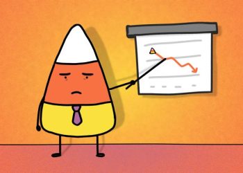 America is falling out of love with candy corn, in 2 charts