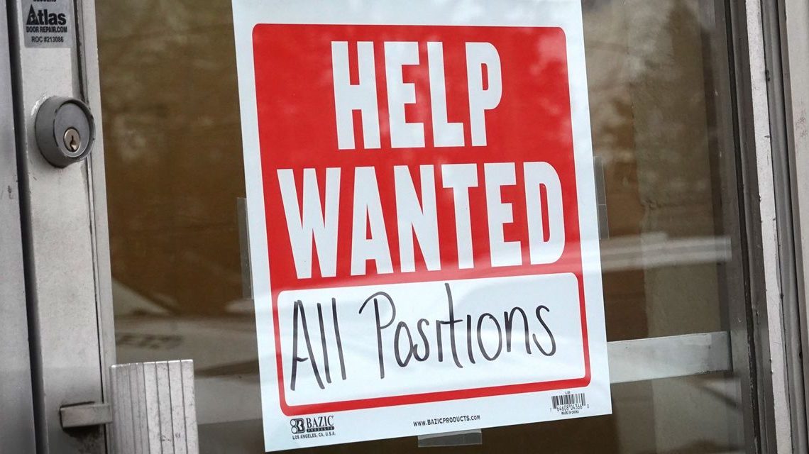 Job openings creep up to 9.6 million. Still lots of demand for labor.