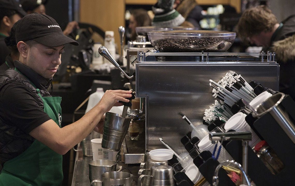 Starbucks raising wages at least 3% starting Jan. 1