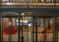 Anti-Israel protesters swarm Grand Central Terminal, splatter fake blood on New York Times building and set Israel flag ablaze