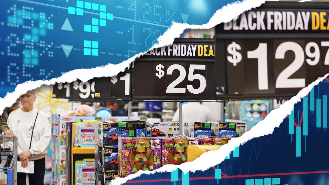 U.S. stocks surge to near summer highs ahead of Black Friday as investors weigh holiday shopping ahead