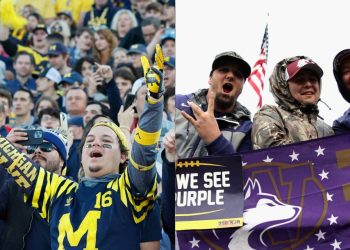 State schools like Michigan and Washington dominate more than the football field
