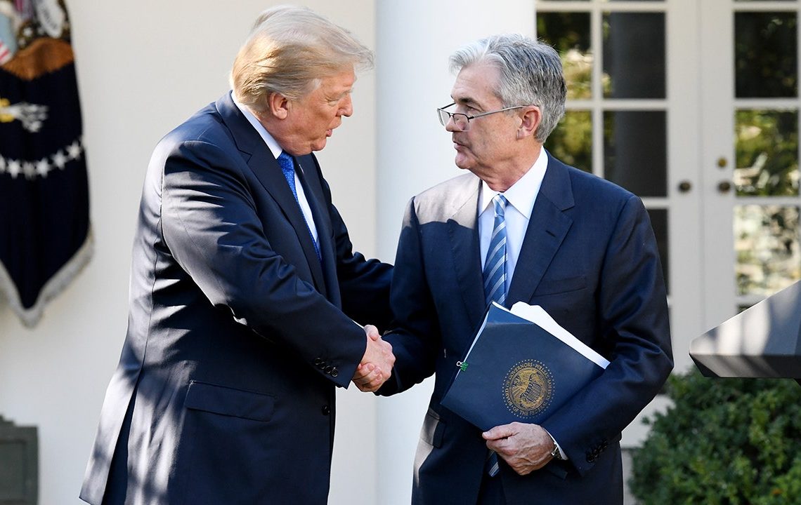 Trump says he would allow Fed Chair Powell to finish his term if re-elected