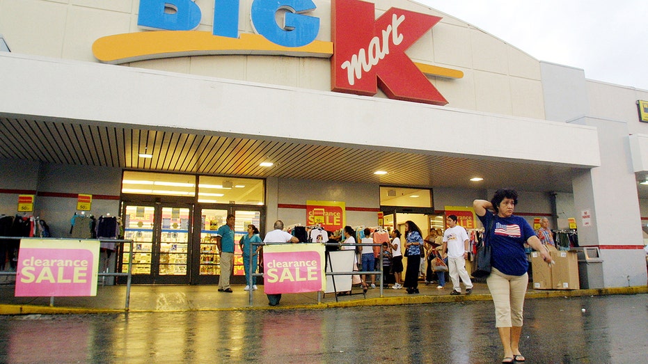 Shoppers at Kmart in Miami, Florida