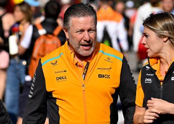 McLaren's Zak Brown, Mastercard's Raja Rajamannar tout partnership ahead of Las Vegas Grand Prix