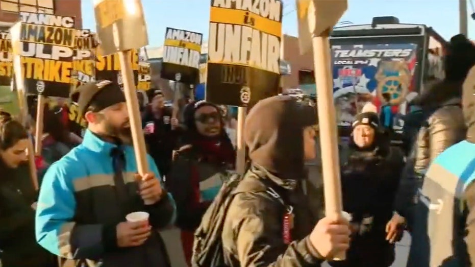 Amazon State Island Teamsters strike