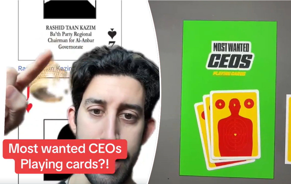 Socialist fashion brand to launch 'most-wanted CEOs' playing cards in wake of Brian Thompson murder