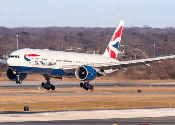 British Airways crewmember accidentally deploys emergency slide at airport