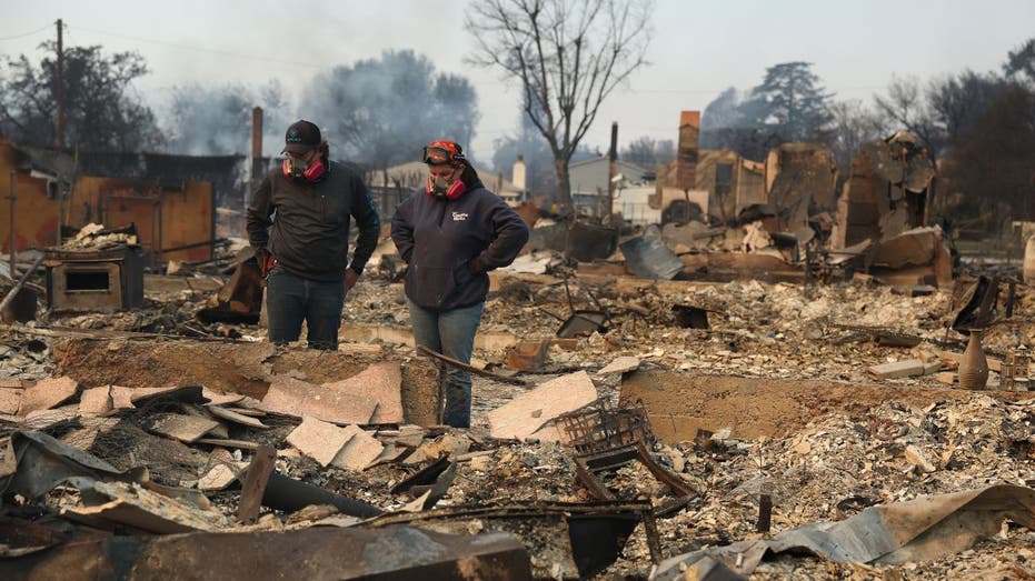 Eaton Fire in Altadena, California