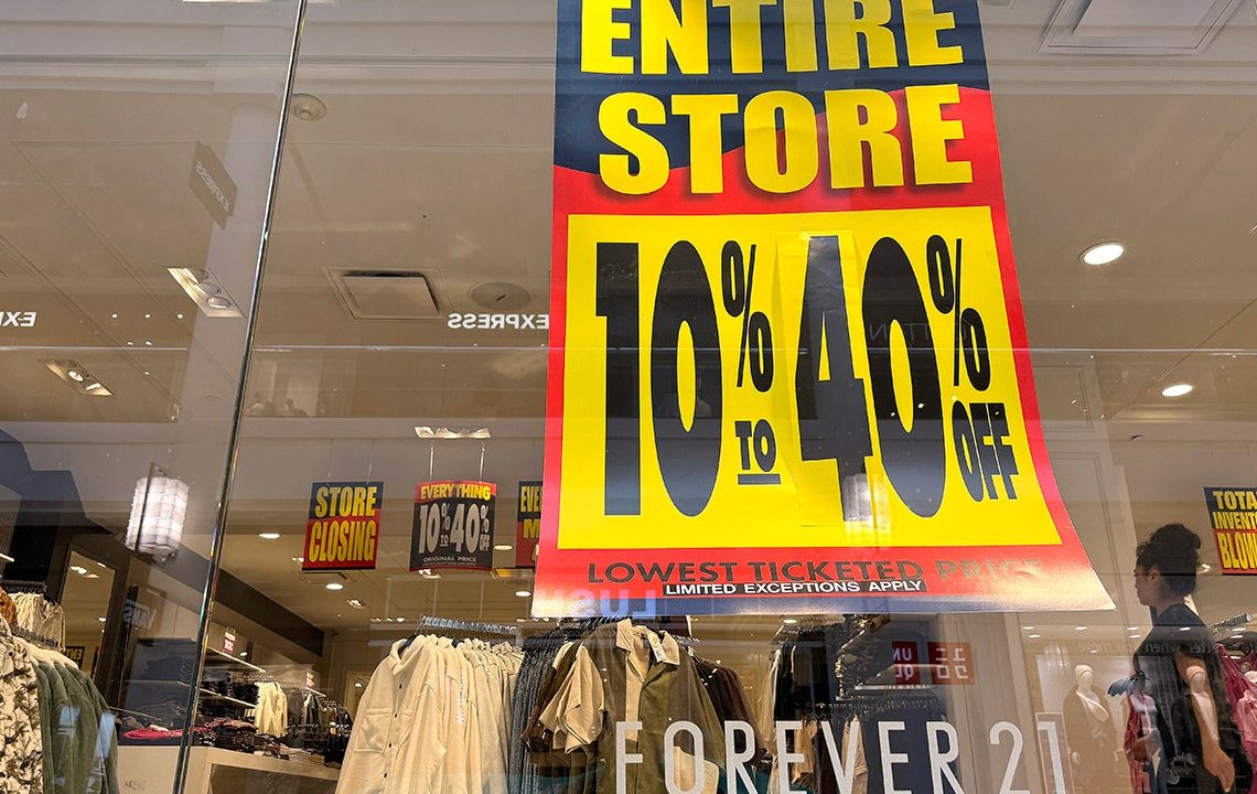 Retailer Forever 21 files for bankruptcy for second time in 6 years