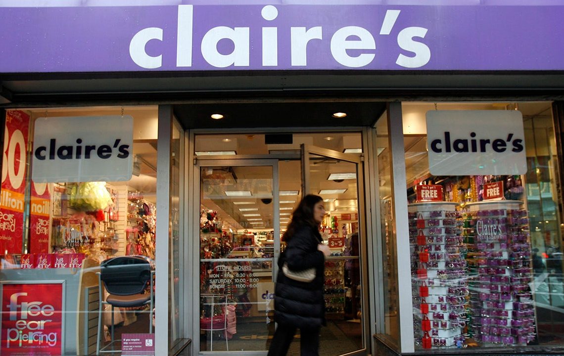 Claire's files for bankruptcy again as teen retailer faces second collapse in seven years