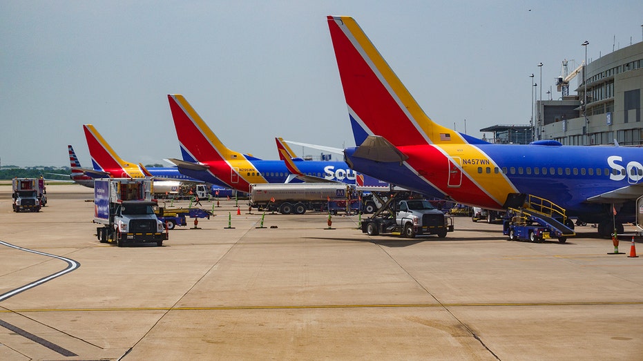 Southwest Boeing planes in Austin