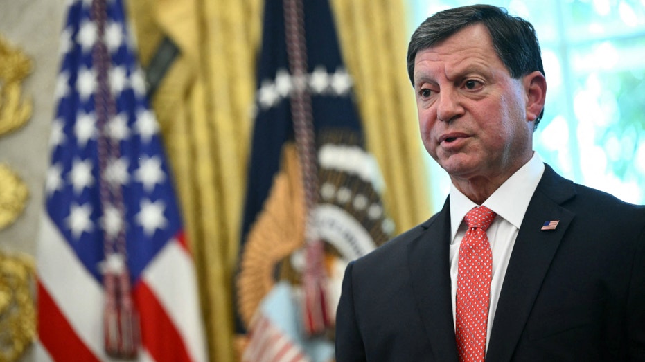 New IRS CEO Frank Bisignano in the White House.