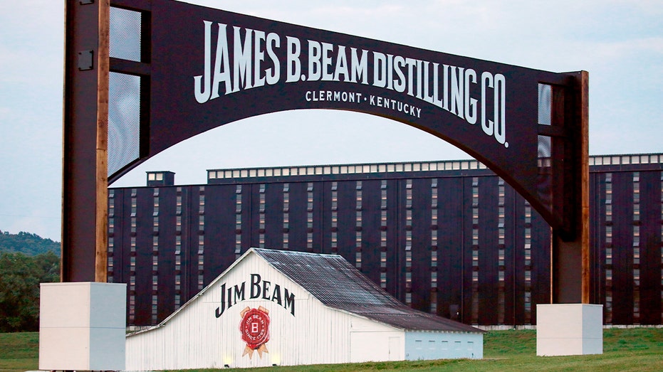James B. Beam distillery entrance