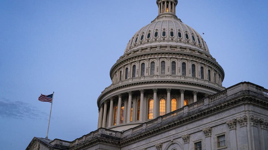 US Capitol at dawn